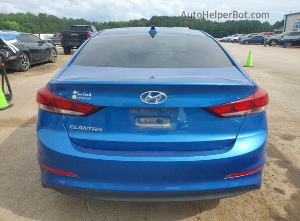 5NPD84LF5JH247827 2018 HYUNDAI ELANTRA Blue უკანა ხედი
