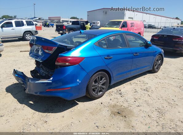5NPD84LF5JH249481 2018 HYUNDAI ELANTRA Blue Tył prawy