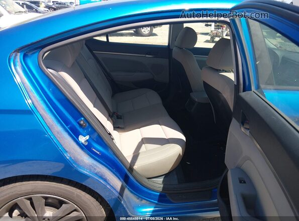 5NPD84LF5JH249481 2018 HYUNDAI ELANTRA Blue Widok naklejki z numerem VIN