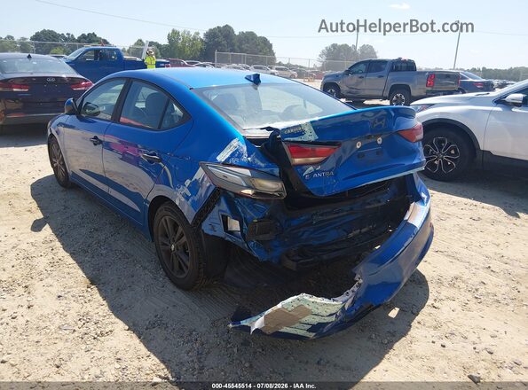 5NPD84LF5JH249481 2018 HYUNDAI ELANTRA Blue Widok z przodu