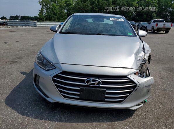 5NPD84LF5JH275272 2018 HYUNDAI ELANTRA Gray Widok z przodu