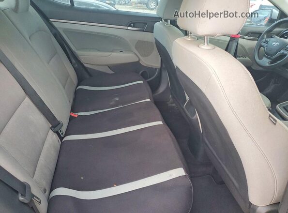 5NPD84LF5JH286787 2018 HYUNDAI ELANTRA Silver უკანა სავარძლების ხედი