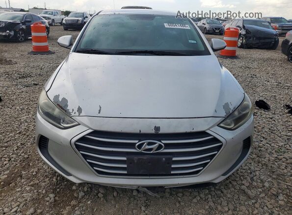 5NPD84LF5JH286787 2018 HYUNDAI ELANTRA Silver წინა ხედი