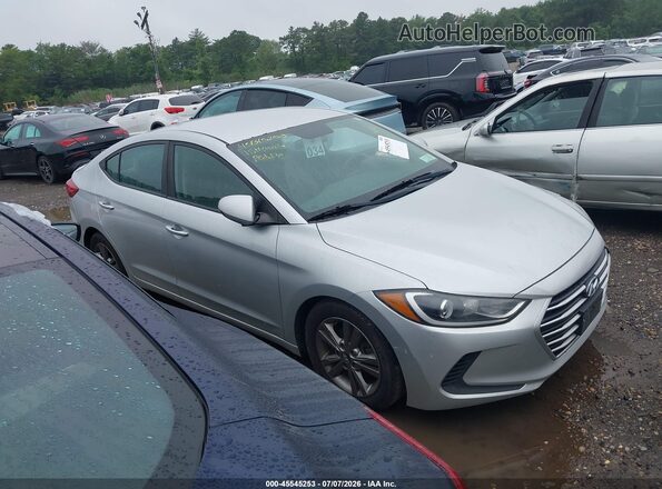 5NPD84LF5JH296848 2018 HYUNDAI ELANTRA Silver Вид задньої частини салону