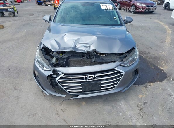 5NPD84LF5JH300784 2018 HYUNDAI ELANTRA Gray Вид спереду
