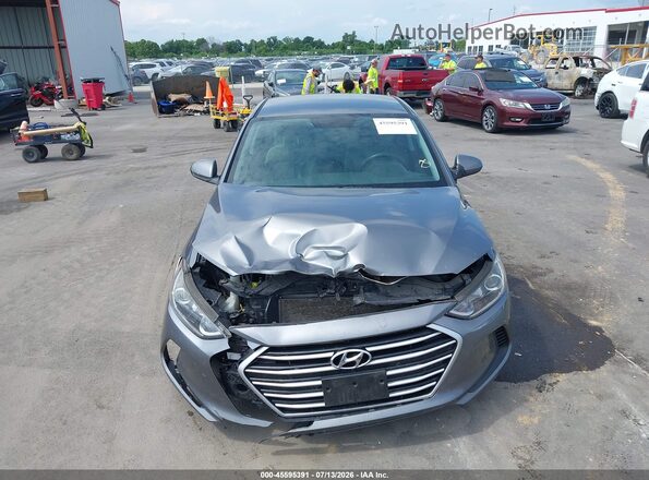 5NPD84LF5JH300784 2018 HYUNDAI ELANTRA Gray Вид щитка приладів