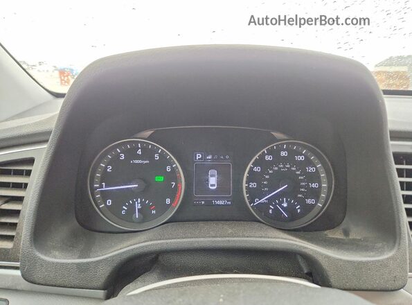 5NPD84LF5JH307122 2018 HYUNDAI ELANTRA Черный Вид щитка приборов