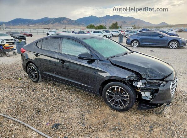 5NPD84LF5JH307122 2018 HYUNDAI ELANTRA Черный Передняя правая четверть