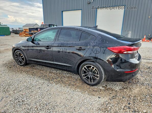 5NPD84LF5JH307122 2018 HYUNDAI ELANTRA Черный Задняя левая четверть