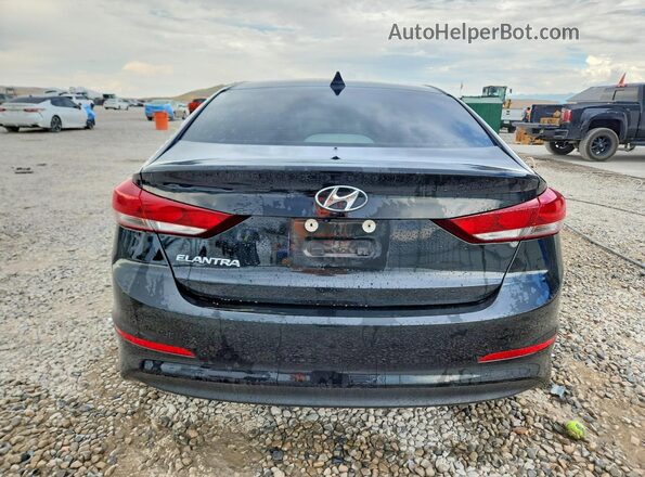 5NPD84LF5JH307122 2018 HYUNDAI ELANTRA Черный Вид сзади