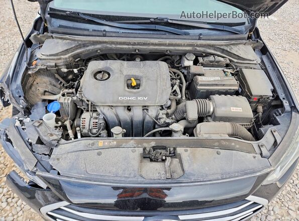 5NPD84LF5JH307122 2018 HYUNDAI ELANTRA Черный Вид задней части салона