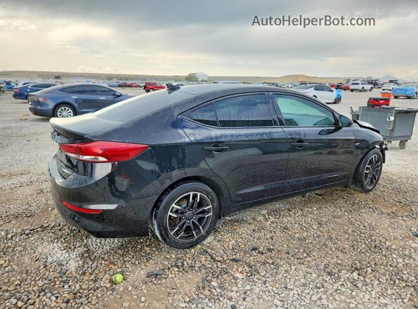 5NPD84LF5JH307122 2018 HYUNDAI ELANTRA Черный Задняя правая четверть
