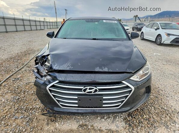 5NPD84LF5JH307122 2018 HYUNDAI ELANTRA Черный Вид спереди