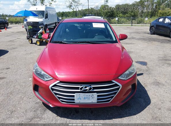5NPD84LF5JH309677 2018 HYUNDAI ELANTRA Красный Вид щитка приборов