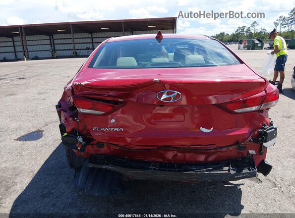 5NPD84LF5JH309677 2018 HYUNDAI ELANTRA Красный 
