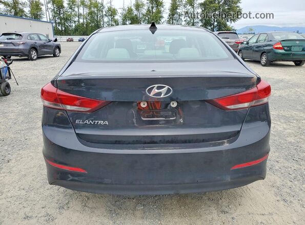 5NPD84LF5JH315351 2018 HYUNDAI ELANTRA Black Вид ззаду