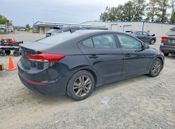 5NPD84LF5JH315351 2018 HYUNDAI ELANTRA Black Задня права чверть