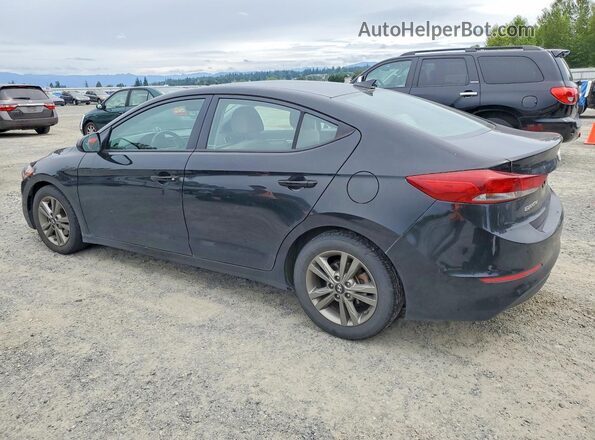5NPD84LF5JH315351 2018 HYUNDAI ELANTRA Black Задня ліва чверть