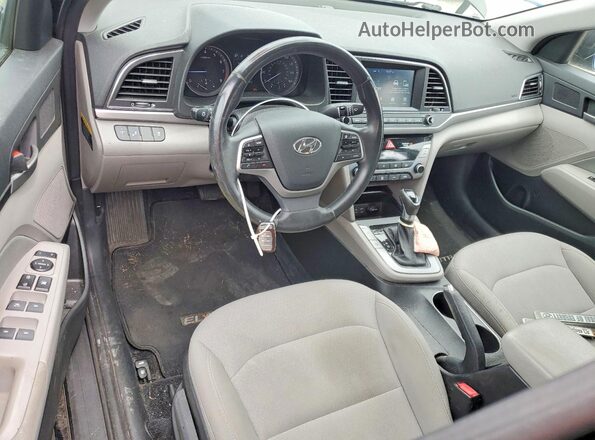 5NPD84LF5JH315351 2018 HYUNDAI ELANTRA Black Вид панелі приладів