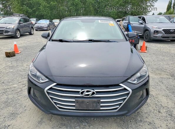 5NPD84LF5JH315351 2018 HYUNDAI ELANTRA Black Вид спереду
