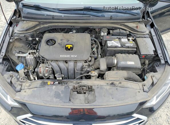 5NPD84LF5JH315351 2018 HYUNDAI ELANTRA Black Вид задньої частини салону