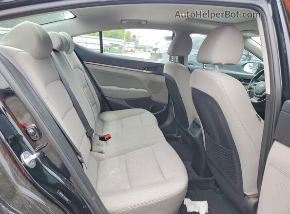 5NPD84LF5JH315351 2018 HYUNDAI ELANTRA Black Вид задніх сидінь