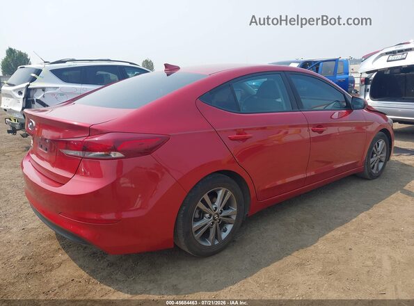 5NPD84LF5JH332425 2018 HYUNDAI ELANTRA Red Հետևի աջ