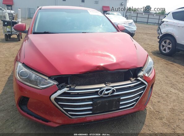 5NPD84LF5JH332425 2018 HYUNDAI ELANTRA Red Դիմացի տեսք