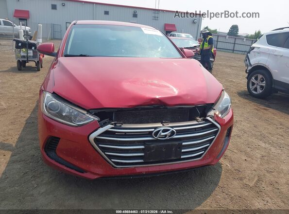 5NPD84LF5JH332425 2018 HYUNDAI ELANTRA Red Սալոնի հետևի տեսք