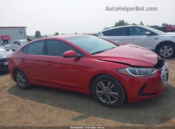 5NPD84LF5JH332425 2018 HYUNDAI ELANTRA Red Սալոնի 360 աստիճան տեսք