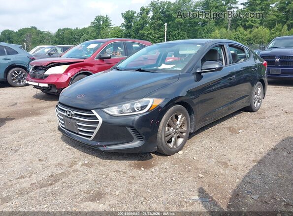 5NPD84LF5JH337138 2018 HYUNDAI ELANTRA Black Front left