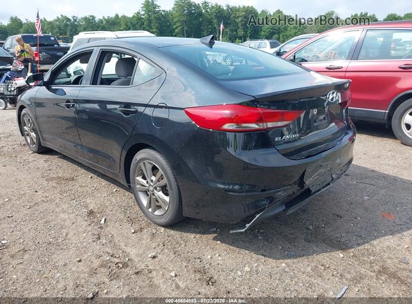 5NPD84LF5JH337138 2018 HYUNDAI ELANTRA Black Rear left