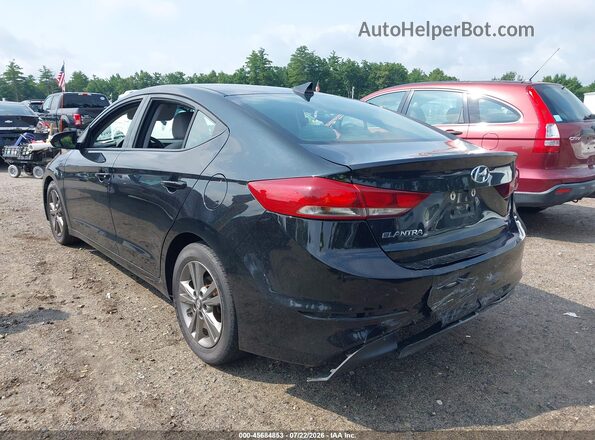 5NPD84LF5JH337138 2018 HYUNDAI ELANTRA Black Front view