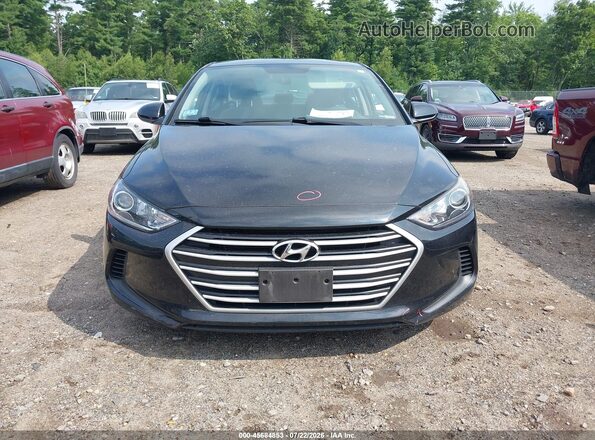 5NPD84LF5JH337138 2018 HYUNDAI ELANTRA Black Rear interior view