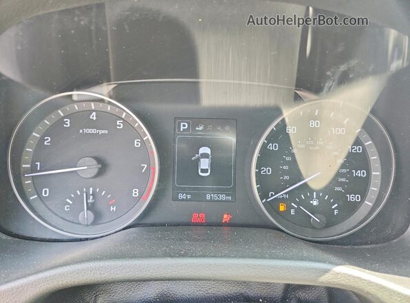 5NPD84LF5JH383794 2018 HYUNDAI ELANTRA Белый Вид щитка приборов