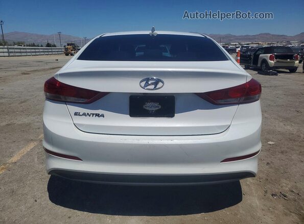 5NPD84LF5JH388073 2018 HYUNDAI ELANTRA White უკანა ხედი