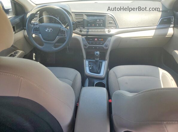 5NPD84LF5JH388073 2018 HYUNDAI ELANTRA White წინა პანელის ხედი