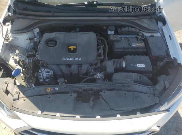 5NPD84LF5JH388073 2018 HYUNDAI ELANTRA White უკანა სალონის ხედი