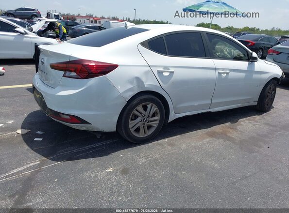 5NPD84LF5KH408999 2019 HYUNDAI ELANTRA White Задня права чверть