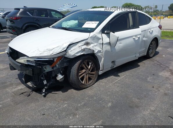 5NPD84LF5KH408999 2019 HYUNDAI ELANTRA White Вид спереду