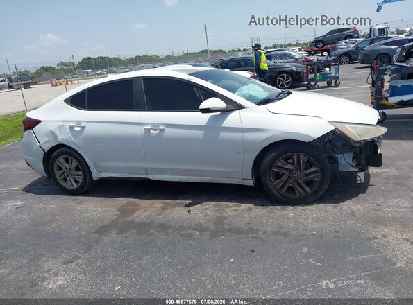 5NPD84LF5KH408999 2019 HYUNDAI ELANTRA White Панорамний вид салону 360°