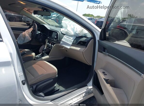 5NPD84LF5KH408999 2019 HYUNDAI ELANTRA White Вид салону спереду