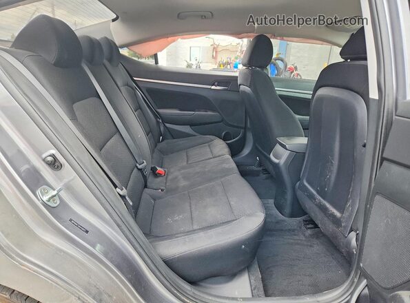 5NPD84LF5KH420215 2019 HYUNDAI ELANTRA Silver Widok tylnych siedzeń