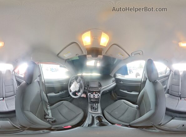 5NPD84LF5KH420215 2019 HYUNDAI ELANTRA Silver Widok naklejki z numerem VIN