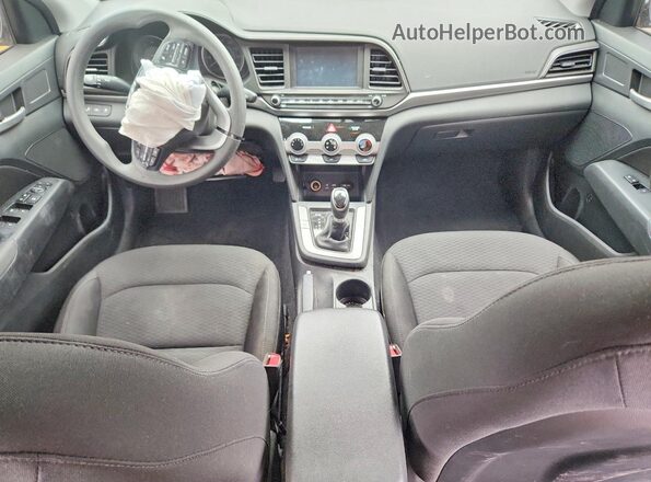 5NPD84LF5KH420215 2019 HYUNDAI ELANTRA Silver Widok deski rozdzielczej