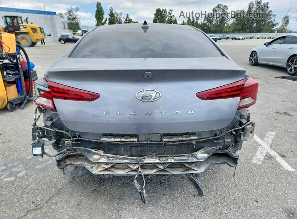 5NPD84LF5KH420215 2019 HYUNDAI ELANTRA Silver Widok z tyłu