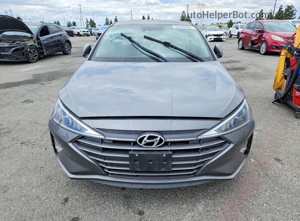 5NPD84LF5KH420215 2019 HYUNDAI ELANTRA Silver Widok z przodu