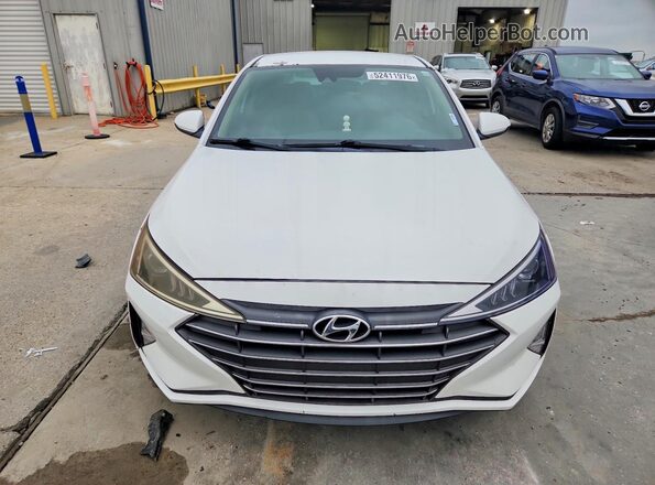 5NPD84LF5KH426158 2019 HYUNDAI ELANTRA White წინა ხედი