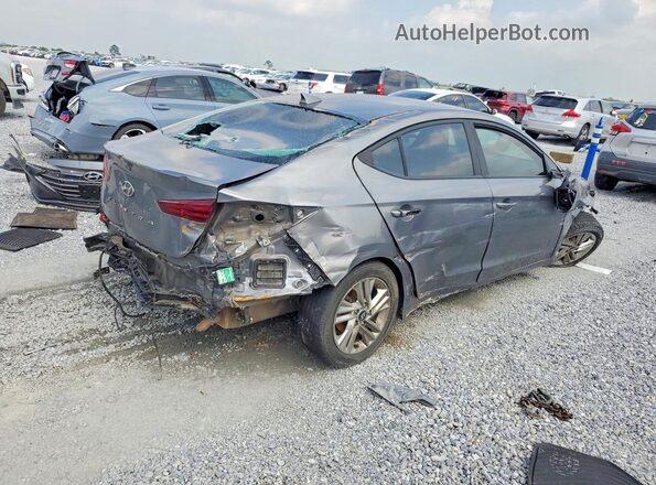5NPD84LF5KH429268 2019 HYUNDAI ELANTRA Silver Trasero derecho