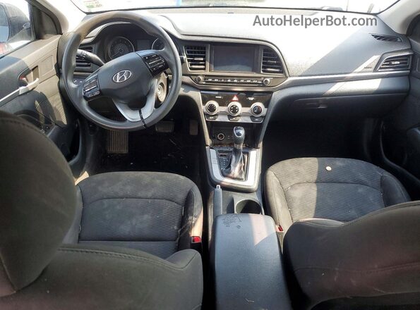 5NPD84LF5KH429268 2019 HYUNDAI ELANTRA Silver Vista del salpicadero